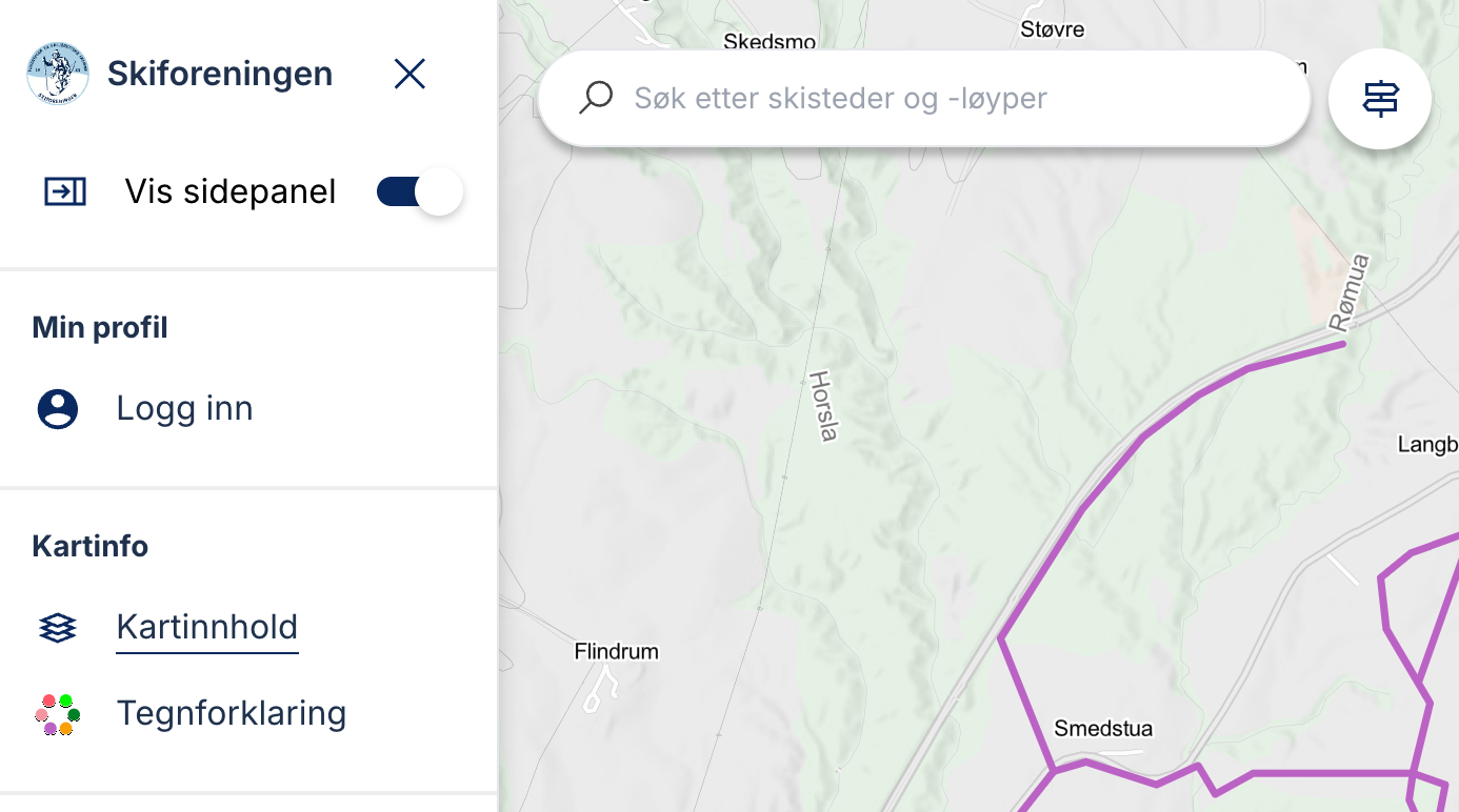 bilde av meny sporet
