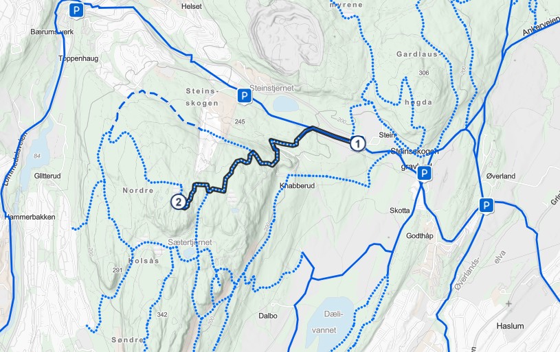 Image/map for the tour