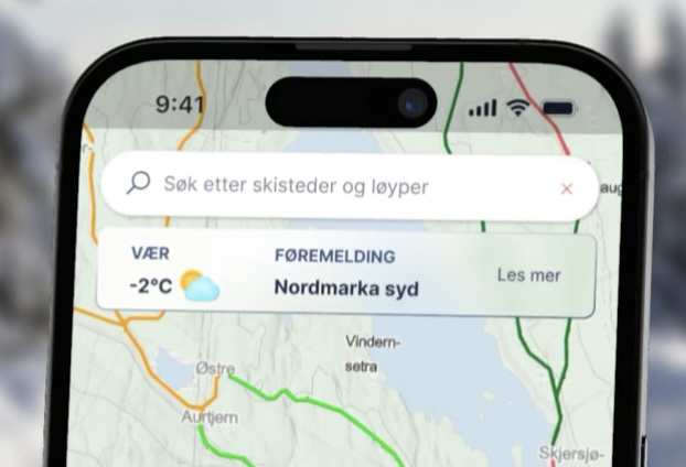 Skjermdump av app fra App Store.