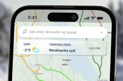 Skjermdump av app fra App Store.