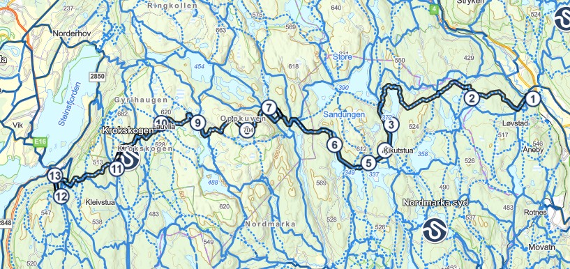 Image/map for the tour