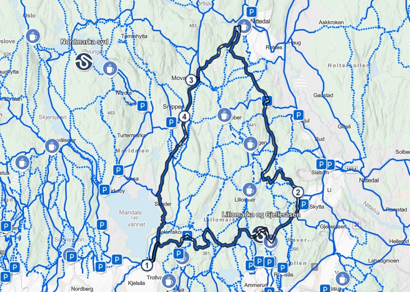 Image/map for the tour