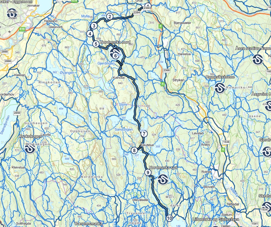 Image/map for the tour