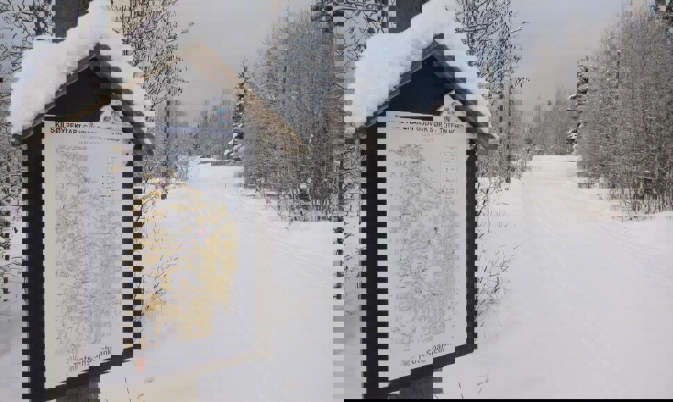 Løypestart fra Bøverbru idrettsplass