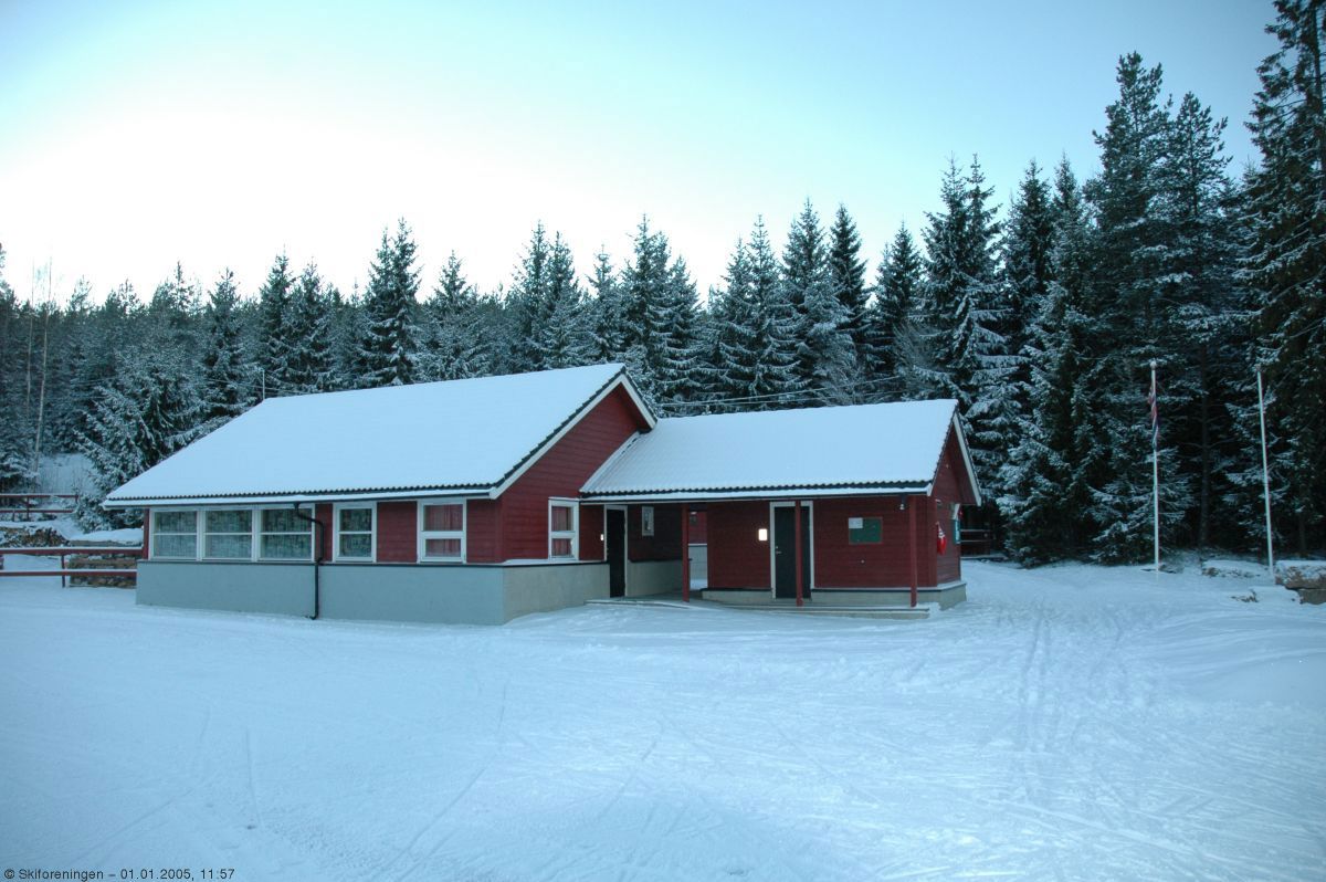 Arenabygget på Eineåsen skistadion