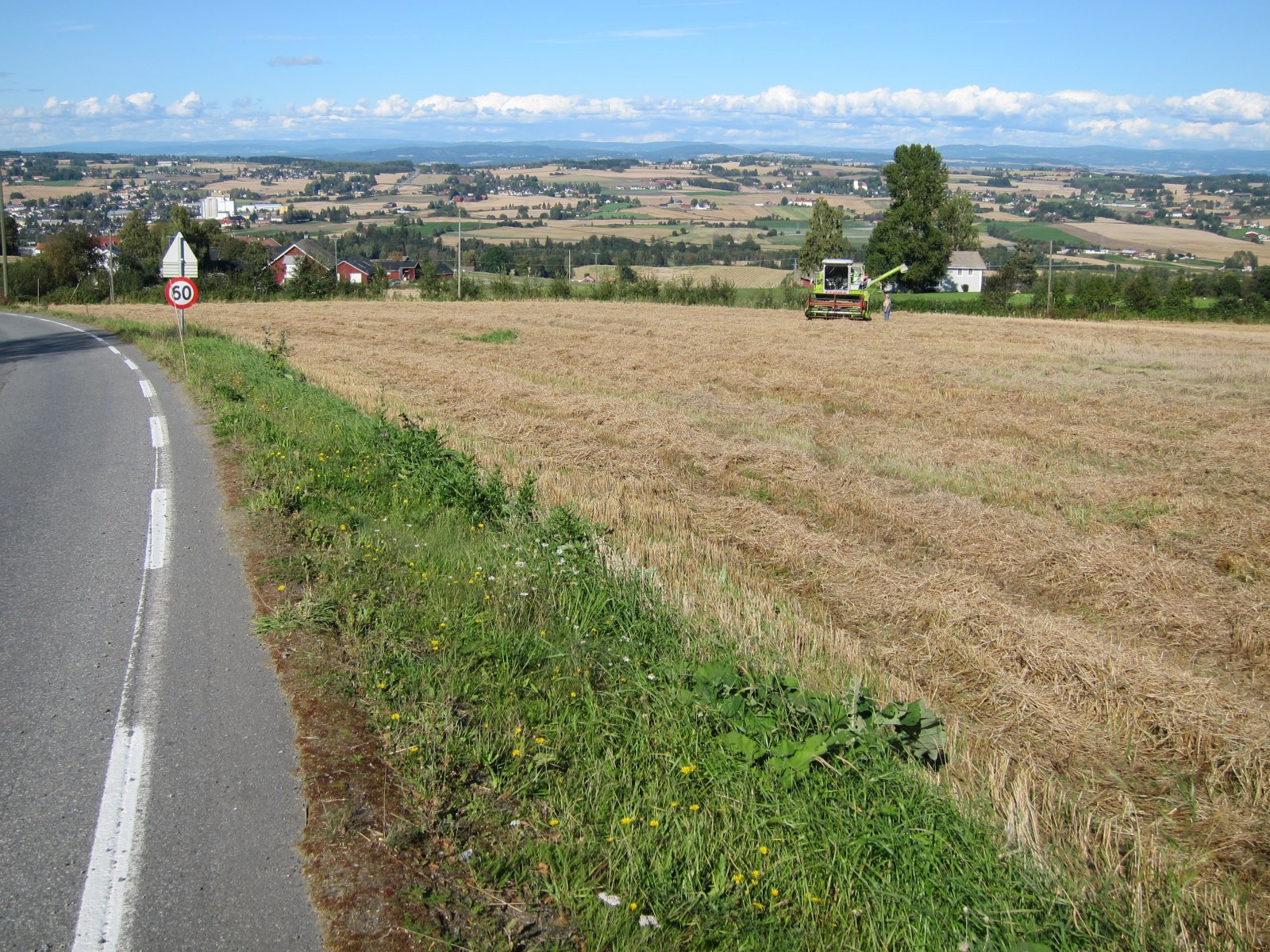 Avlingen snart i hus