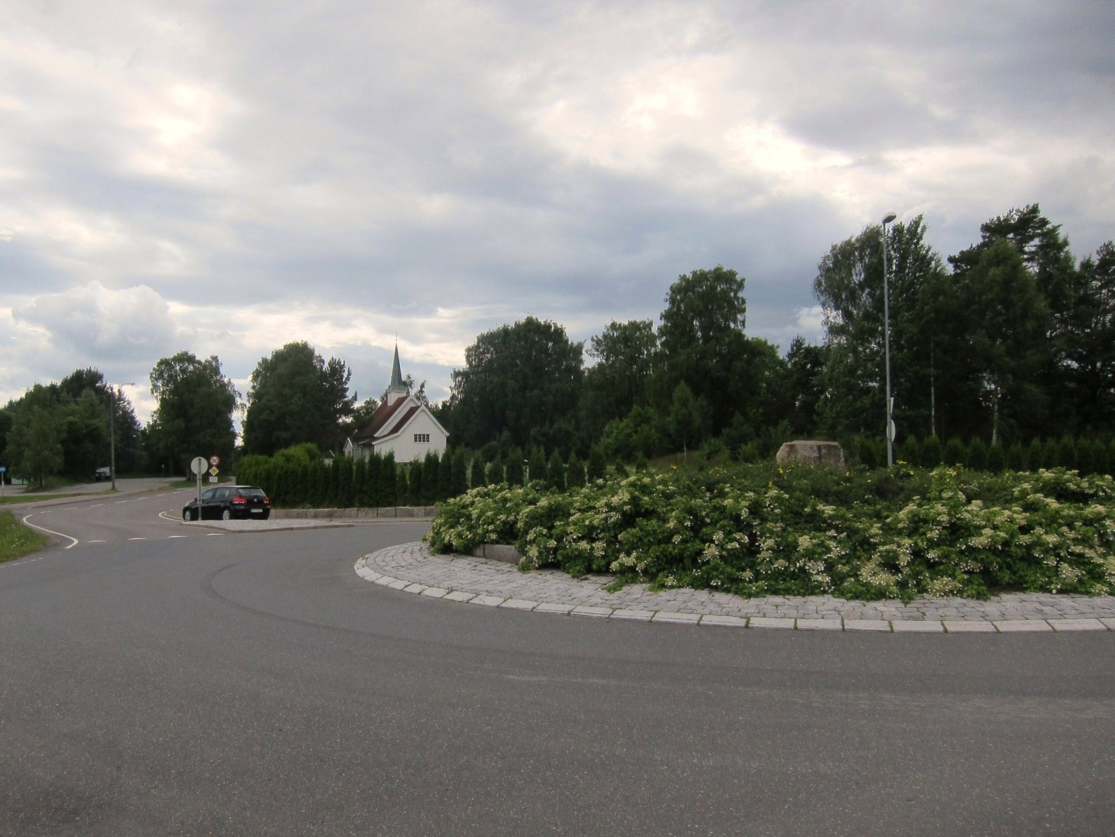 Blomstrende rundkjøring