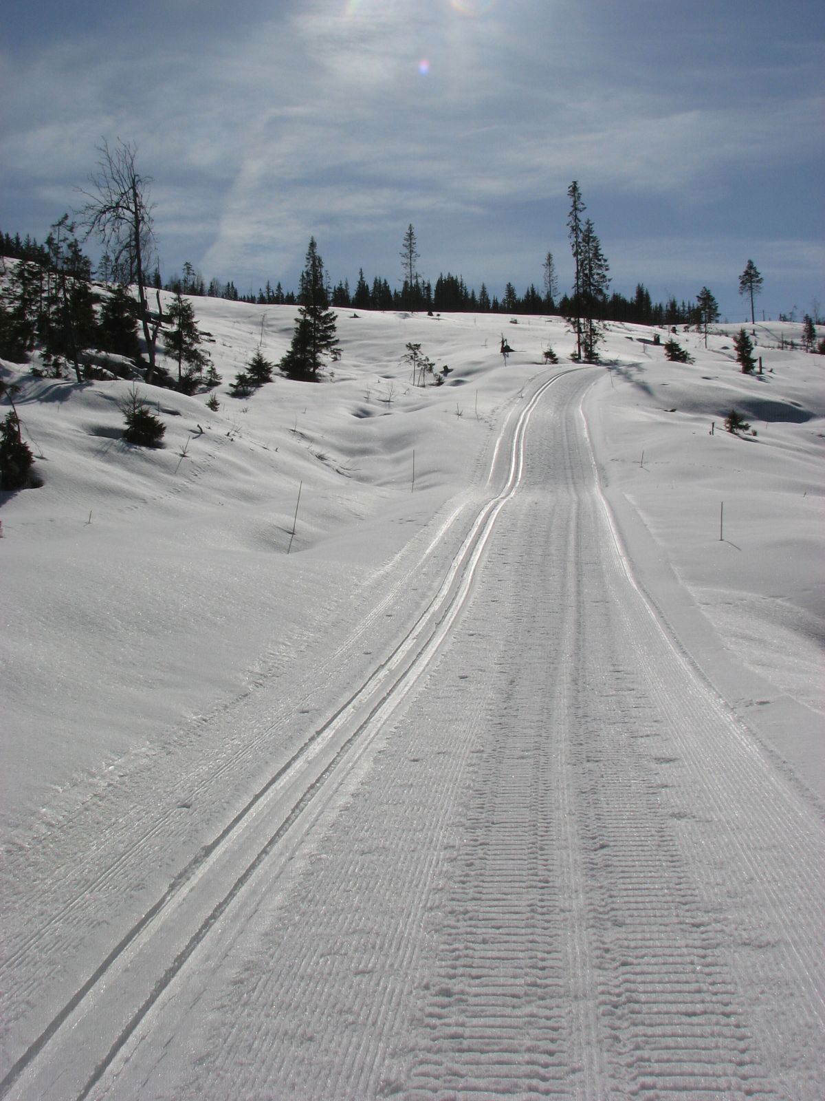 Bratt bakke i Åstjernrunden
