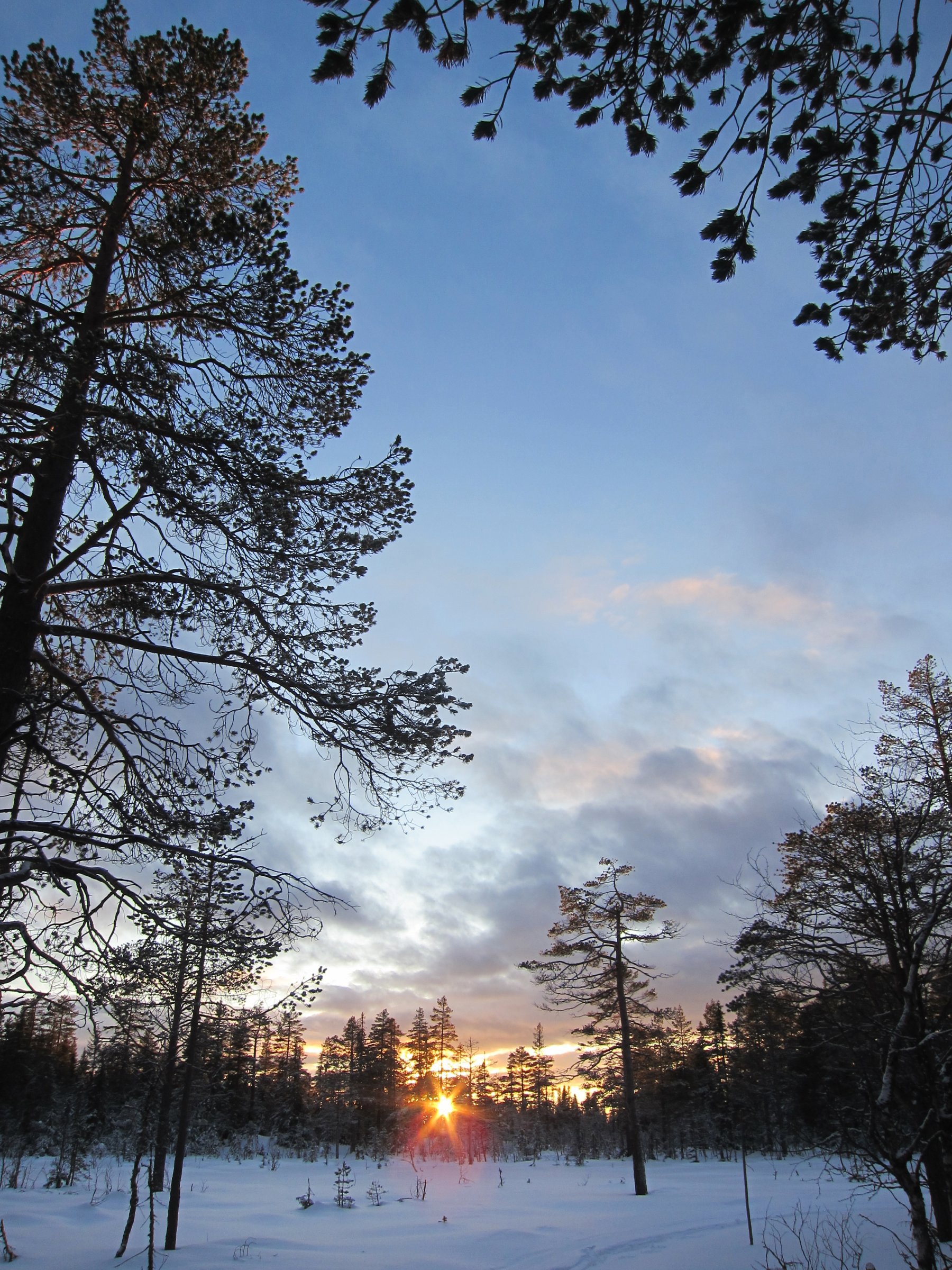 Dagens siste solstreif