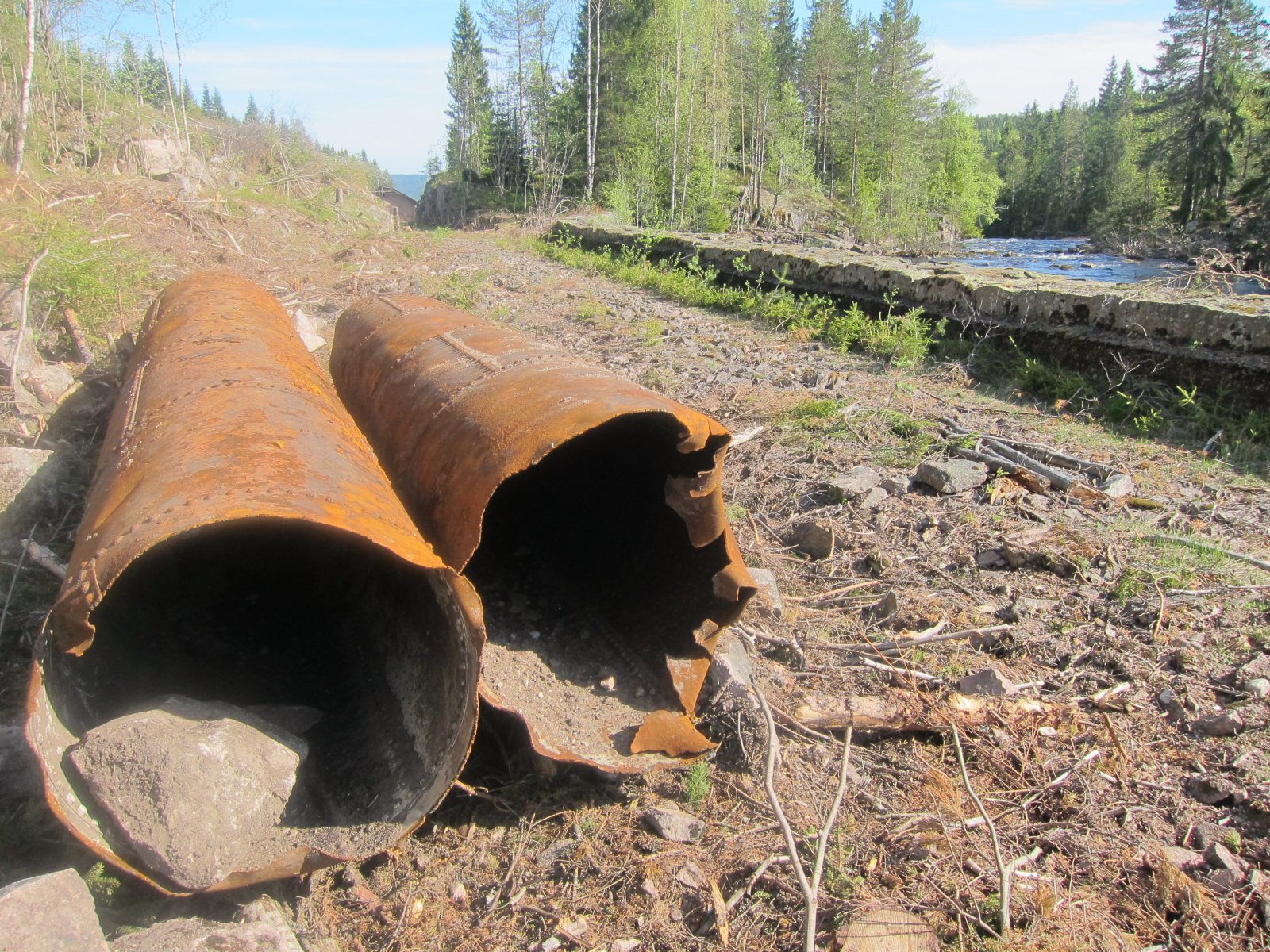 De gamle rørene har gjort jobben