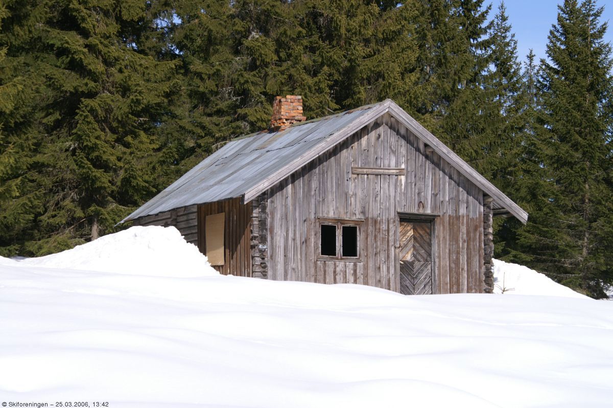 Det eneste huset på Bjertnessetra