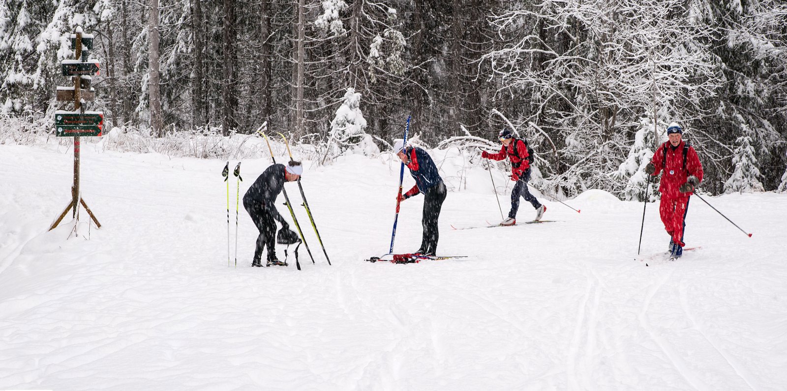 Det laver ned ved Storebekkhytta