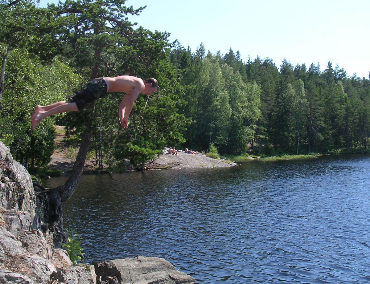 Dristige svev ved Østernvann