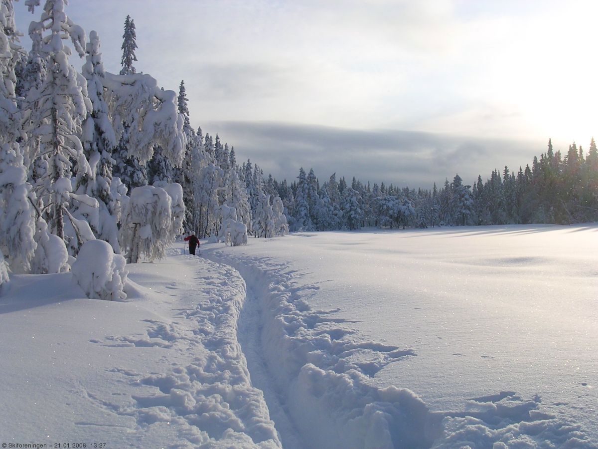 Dyp sne ved Blekketjern