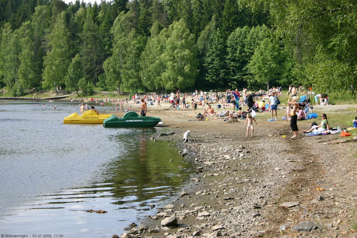 En dukkert i Bogstadvannet