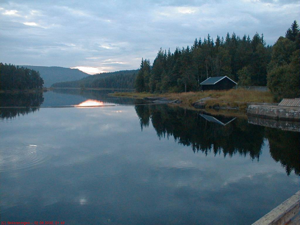 En nydelig kveld over Skjærsjøen