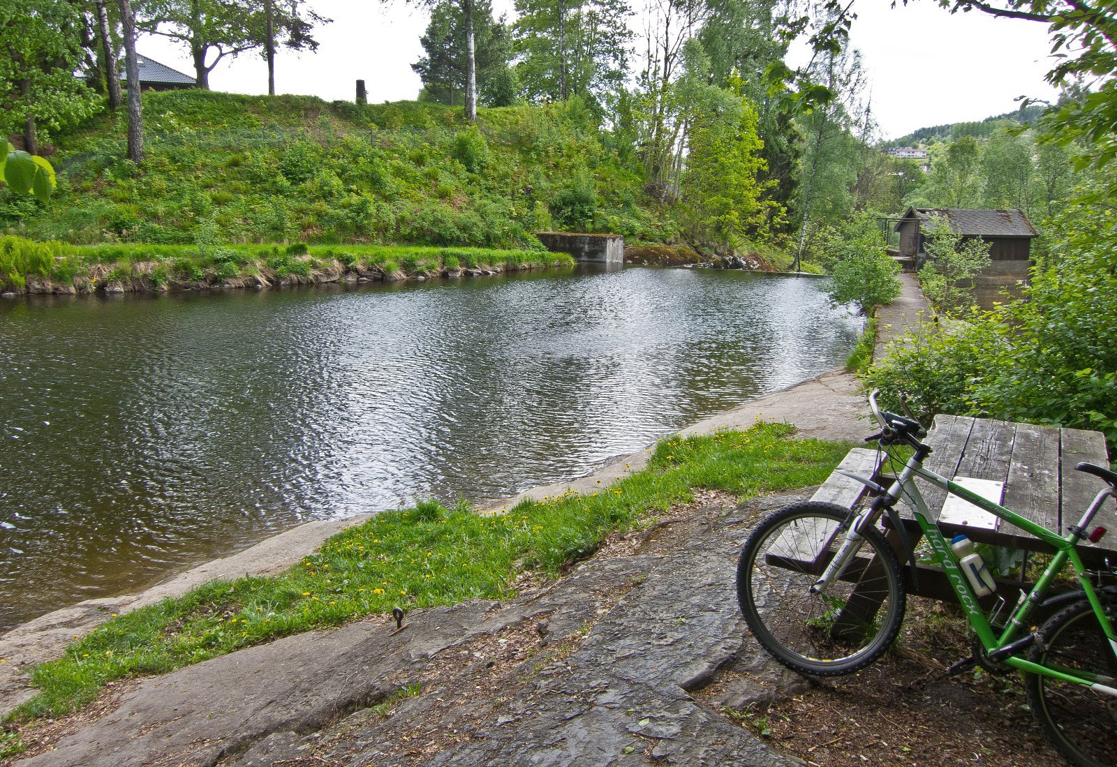 En pause ved Vøyendammen