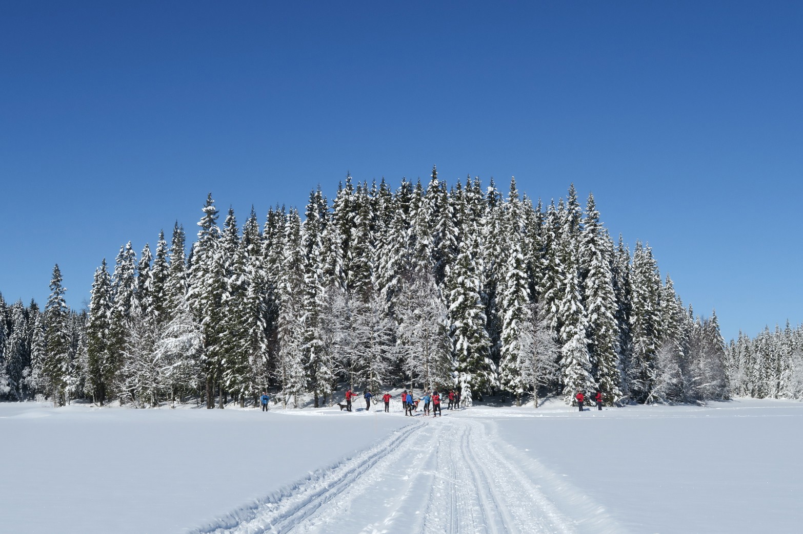 En pust på turen ved Spålens nordende
