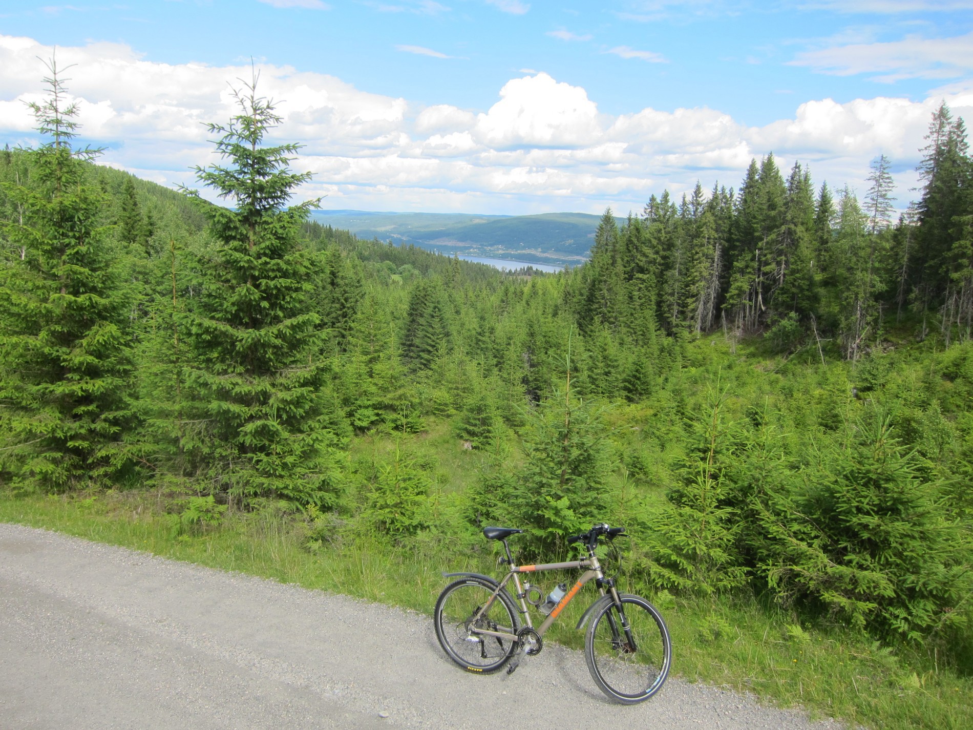 Et blikk tilbake mot Mjøsa