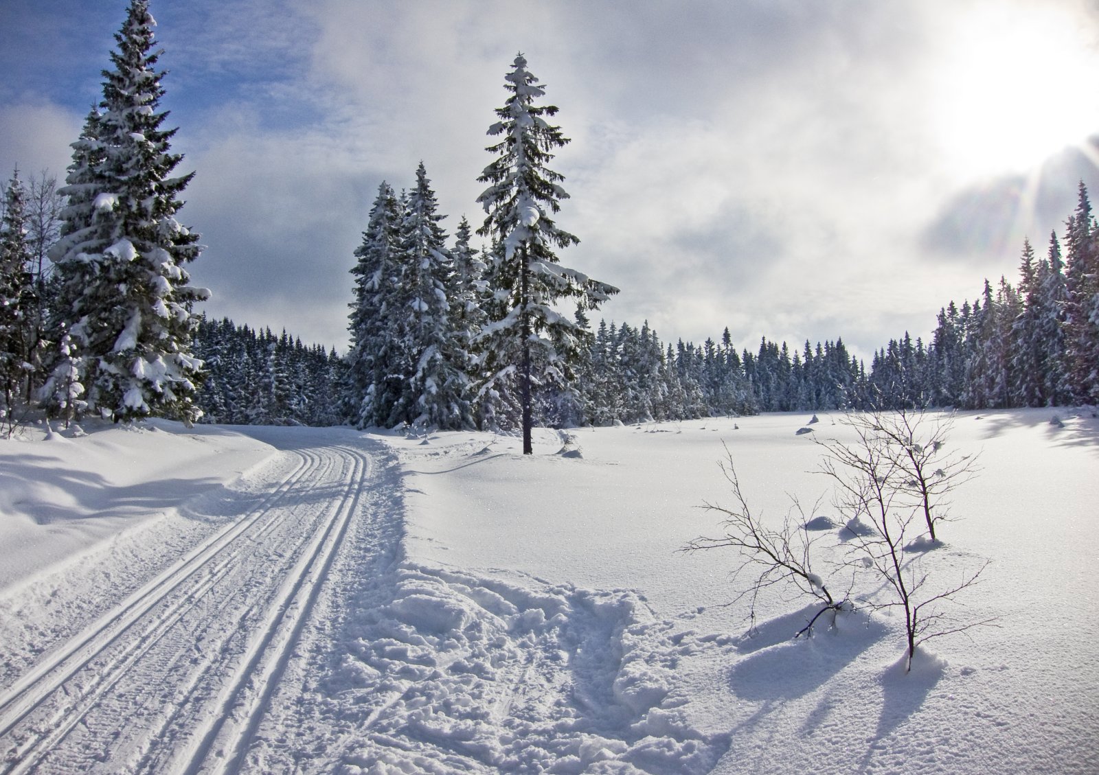 Et gløtt av blå himmel
