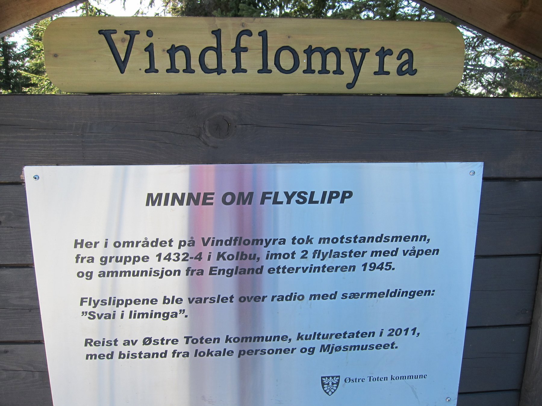 Et minne om flyslipp