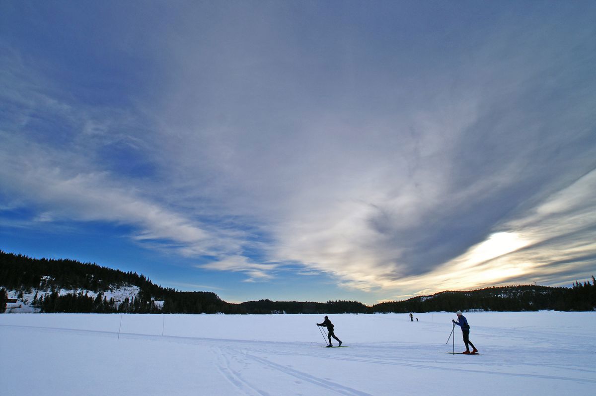 Ettermiddagsskyer ved Heggelia