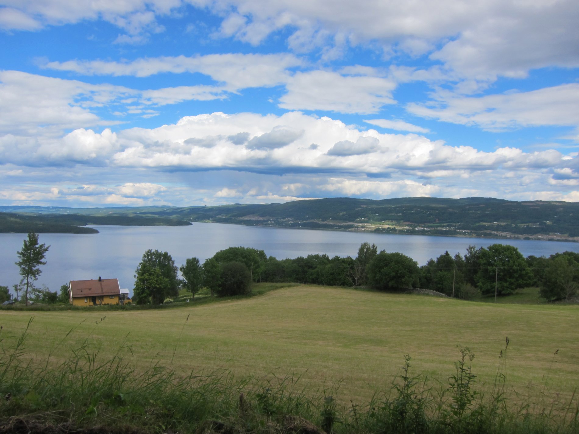 Fin mjøsutsikt fra Stubberuddalen
