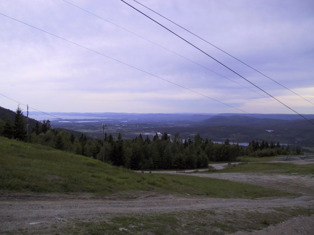 Fin utsikt fra toppen av Wyllerløypa