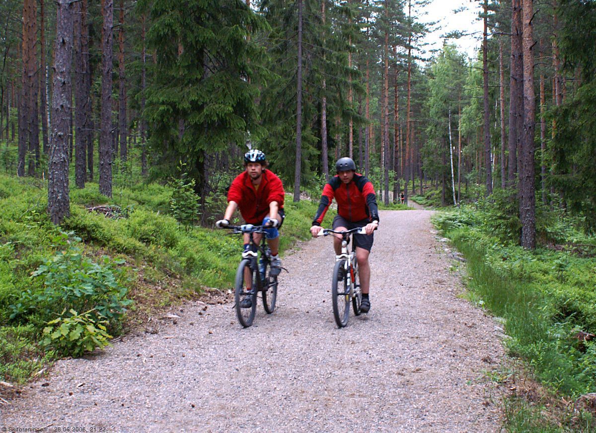 Fine sykkelforhold på Ankerveien