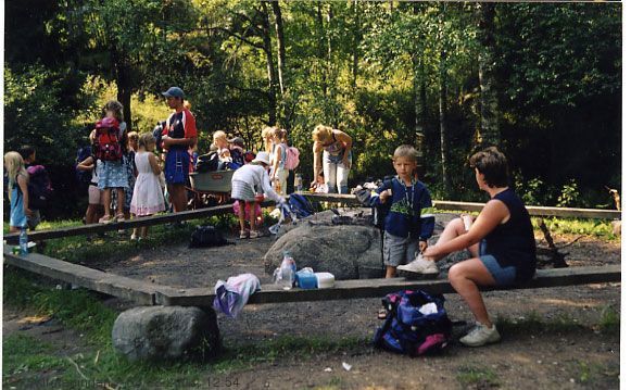 Fint med uteaktiviteter på Vangen