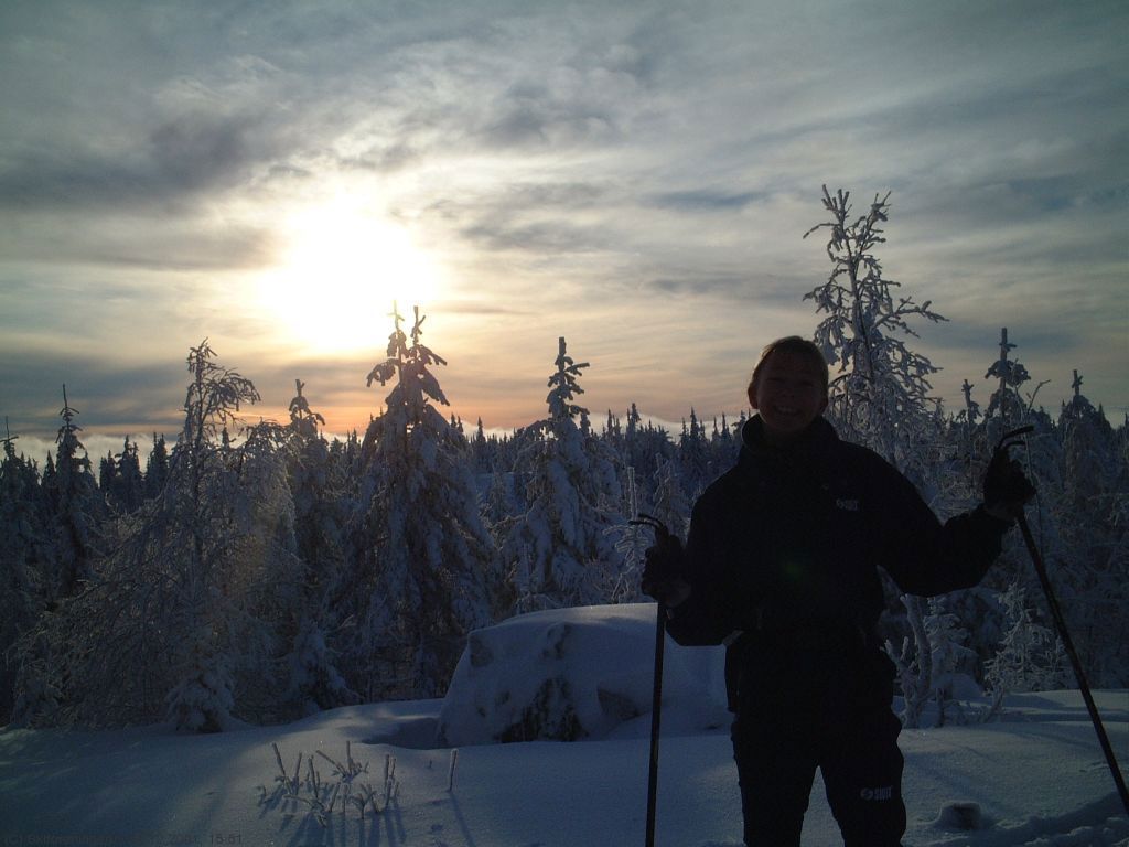 Flott desemberstemning i treningsrunden på Ringkollen