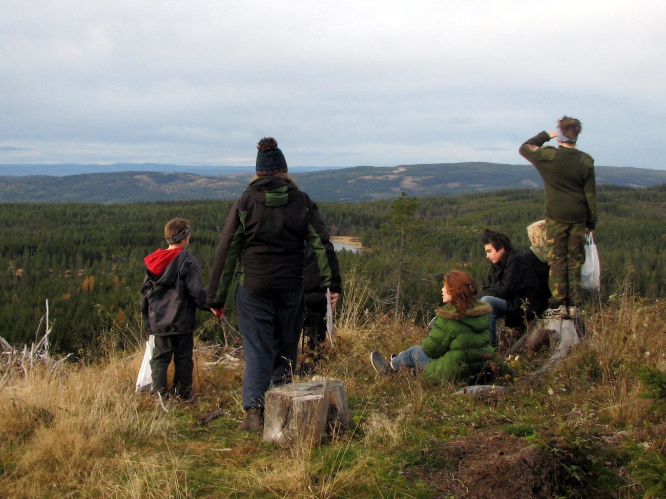 Flott utsikt fra Kjølvegen