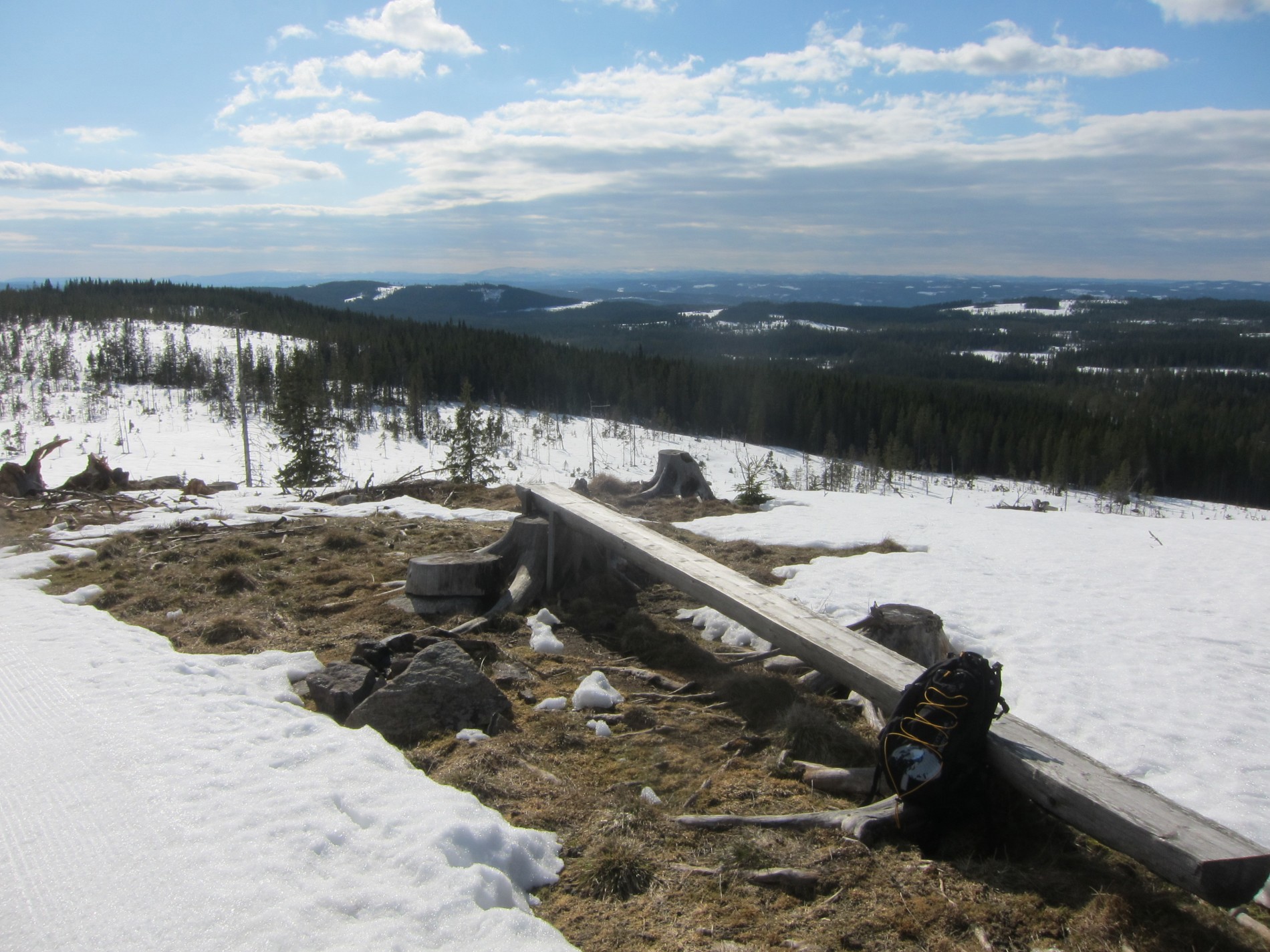 Flott utsikt fra Rognlihaugen