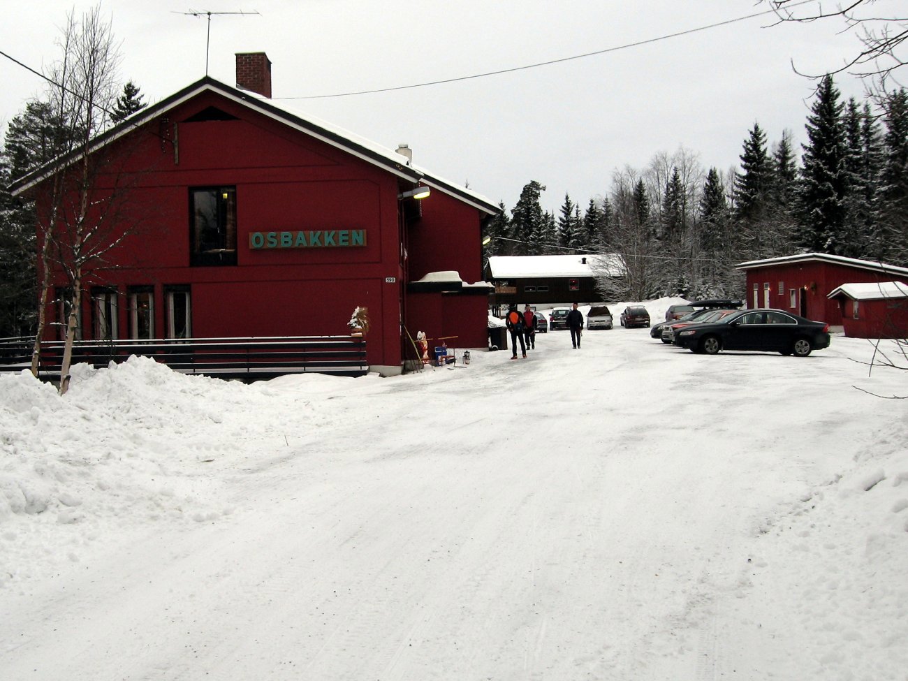 Førjulstrafikk på Osbakken