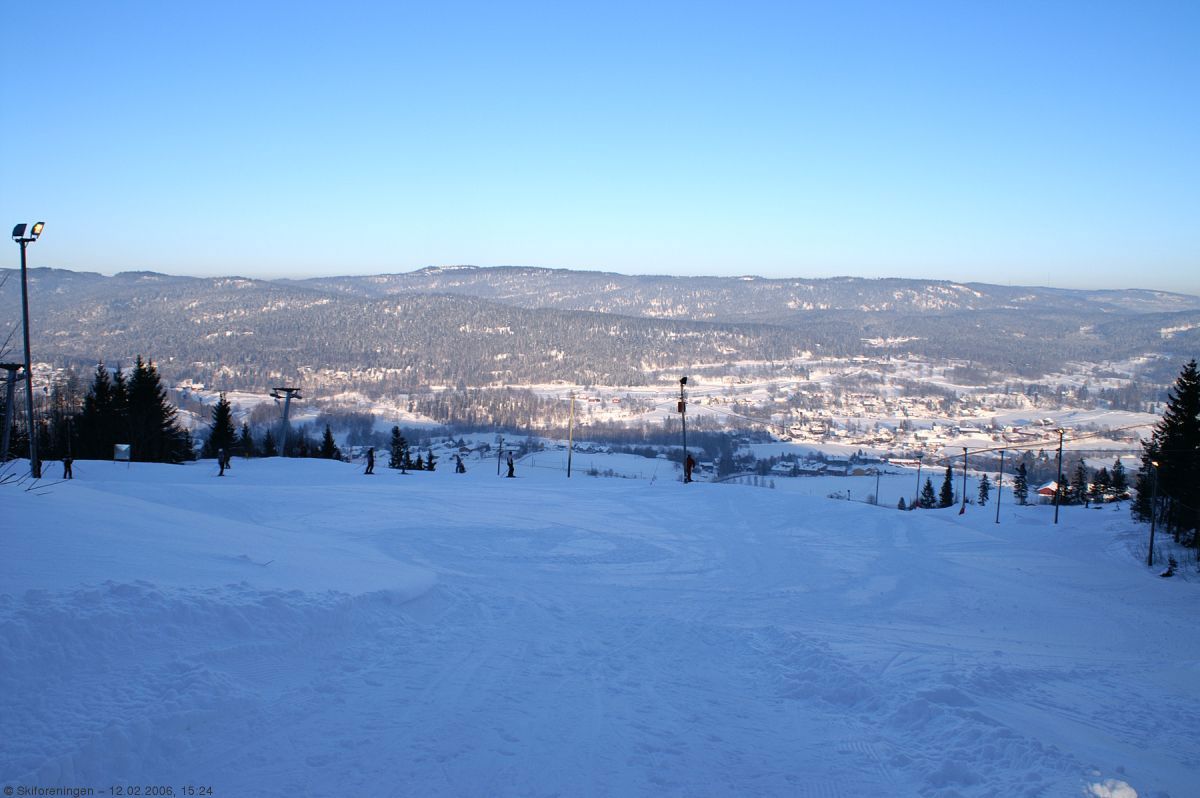 Fra toppen av Krydsbybakken