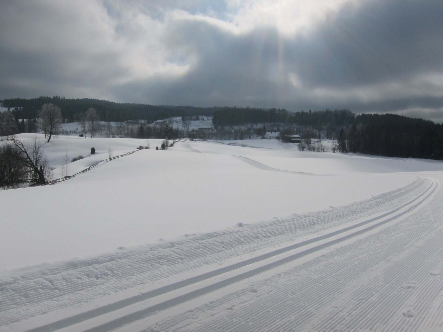 Gjennom bølgete kulturlandskap