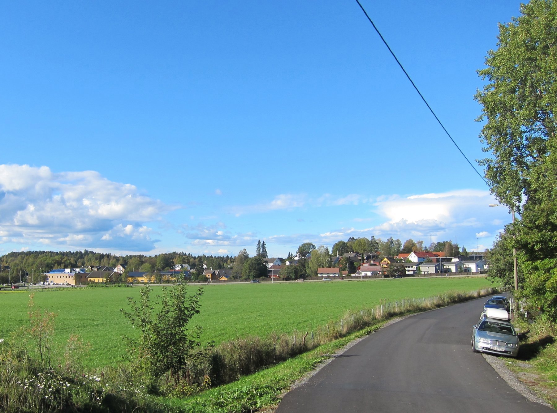 Gjennom Solfallsveien mot Ås