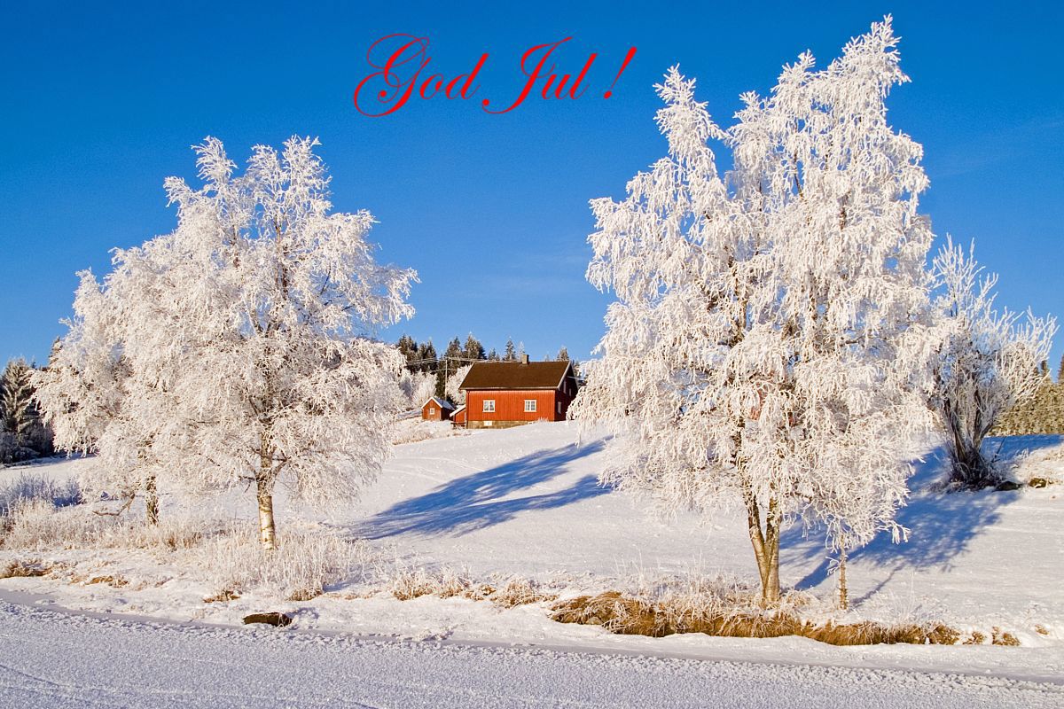 God jul fra Heggelia