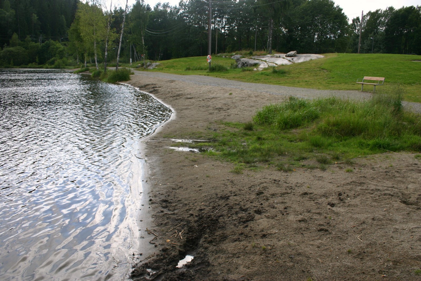 God plass ved Stensrudtjern