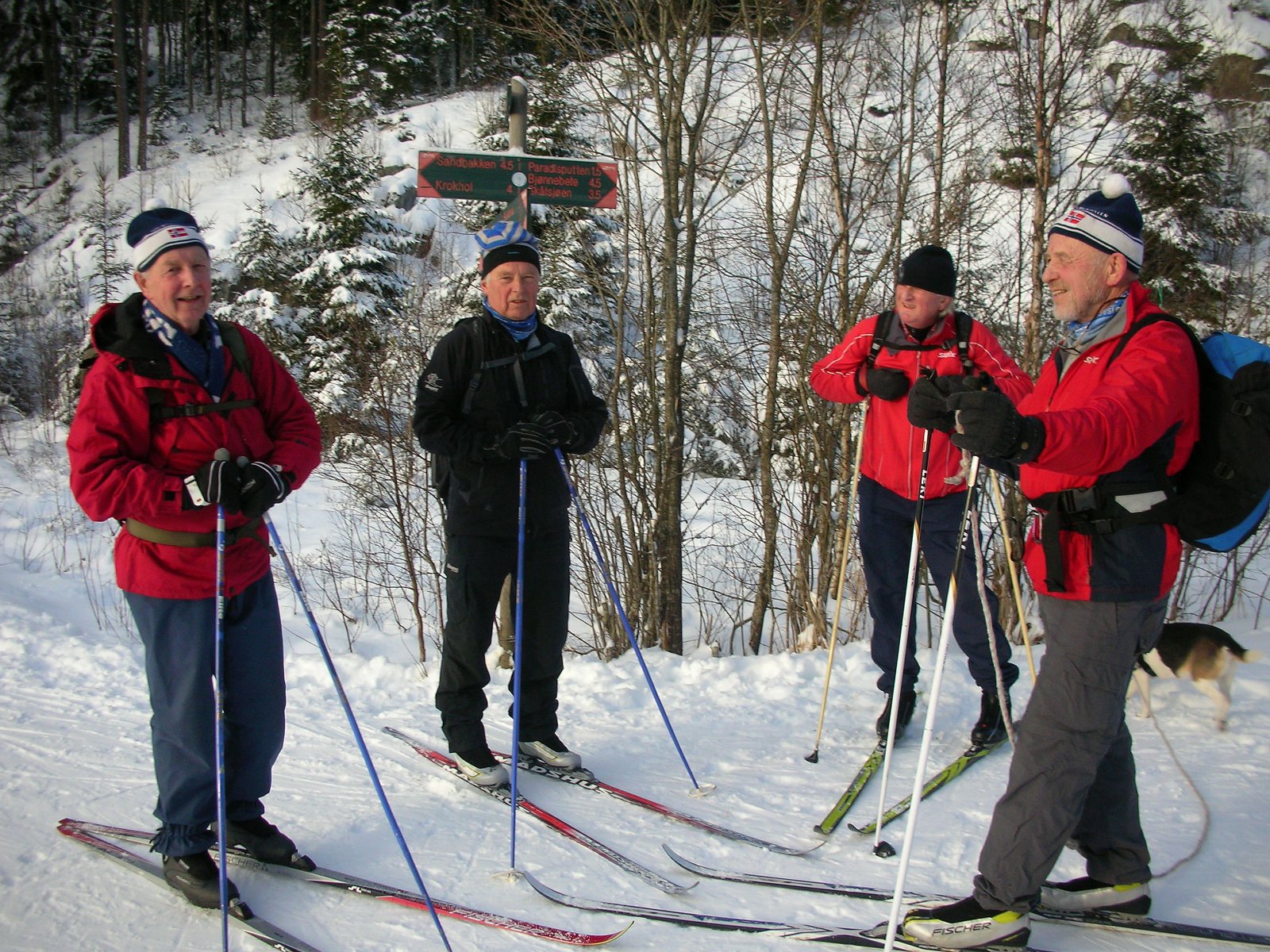 Gutta på tur ved Store-Skjelbreia