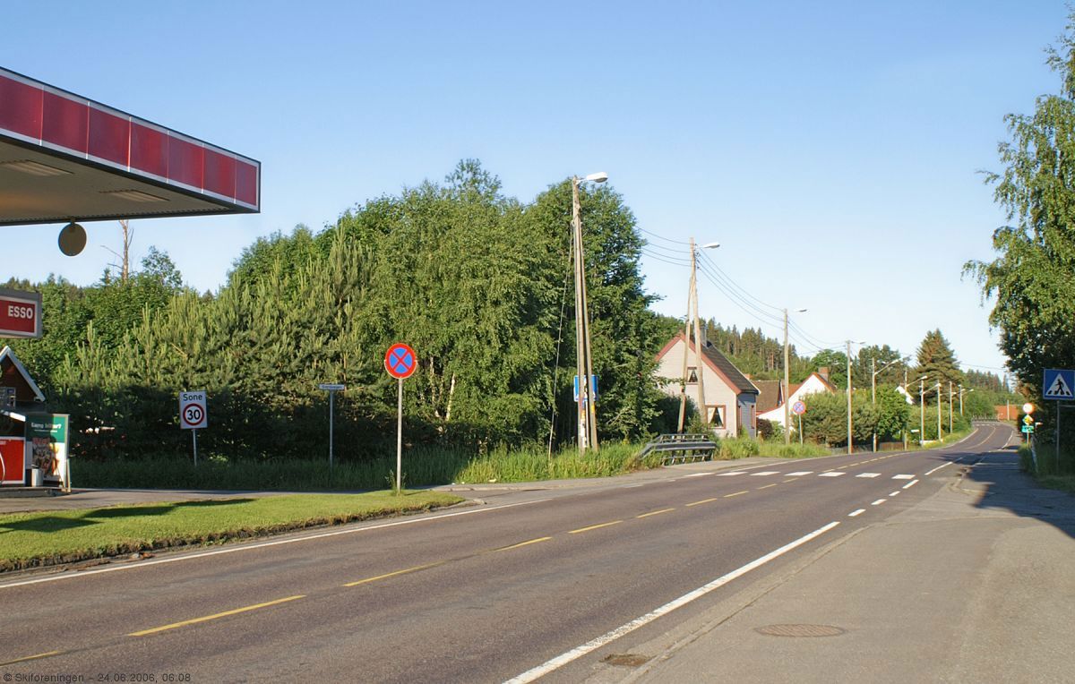 Her starter Svenåvegen på Jevnaker