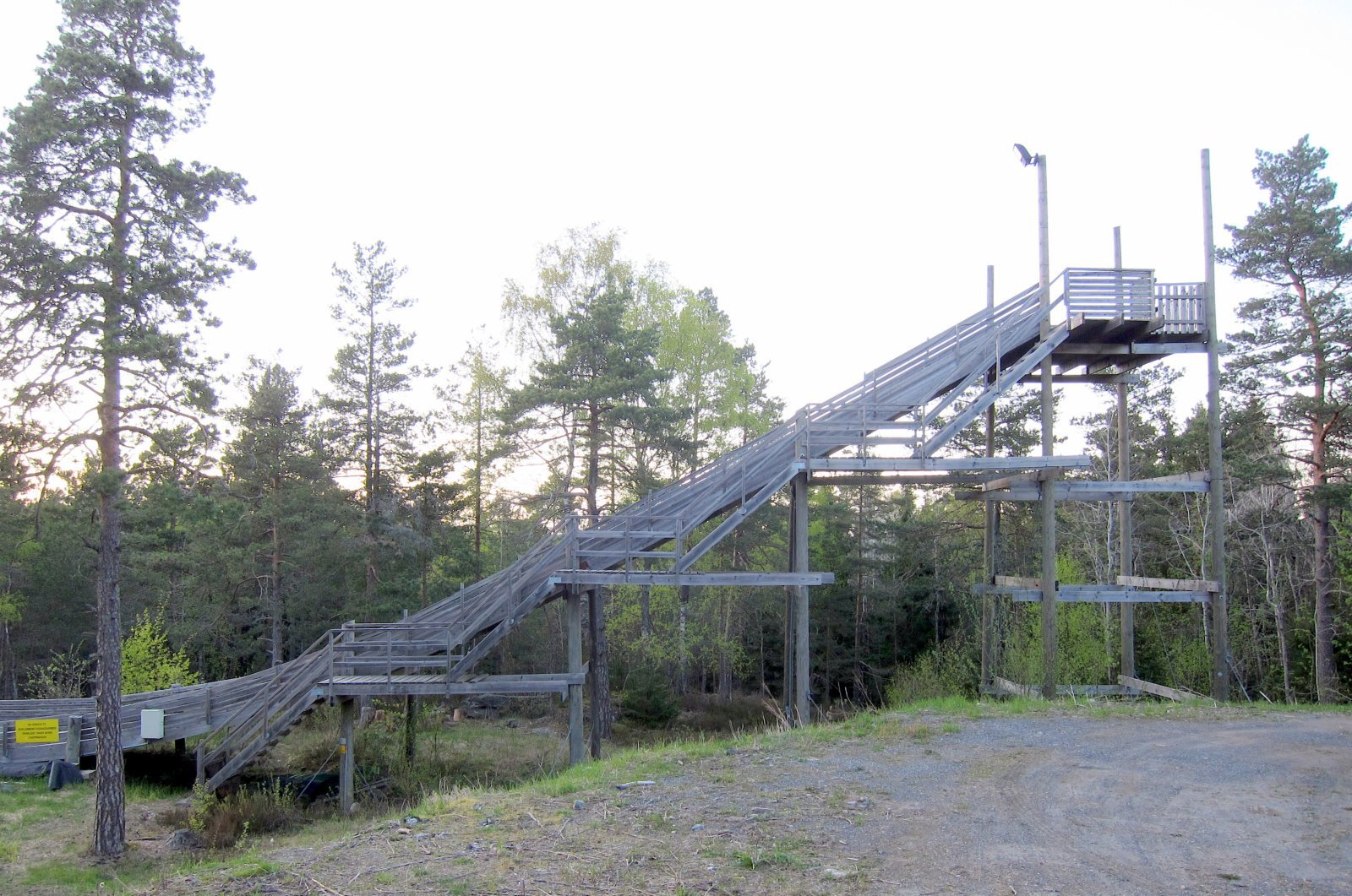 Hoppbakken ved Skihytta i Moss