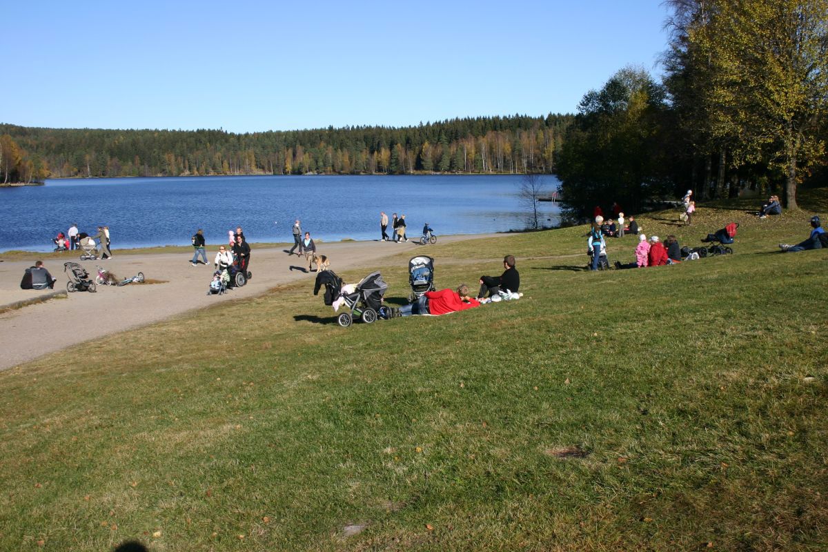 Høstdag ved Sognsvann
