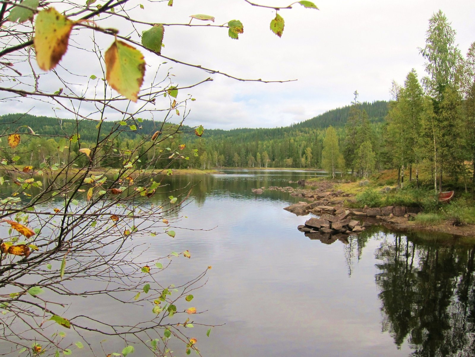 Høstfarger ved Steinsjøen