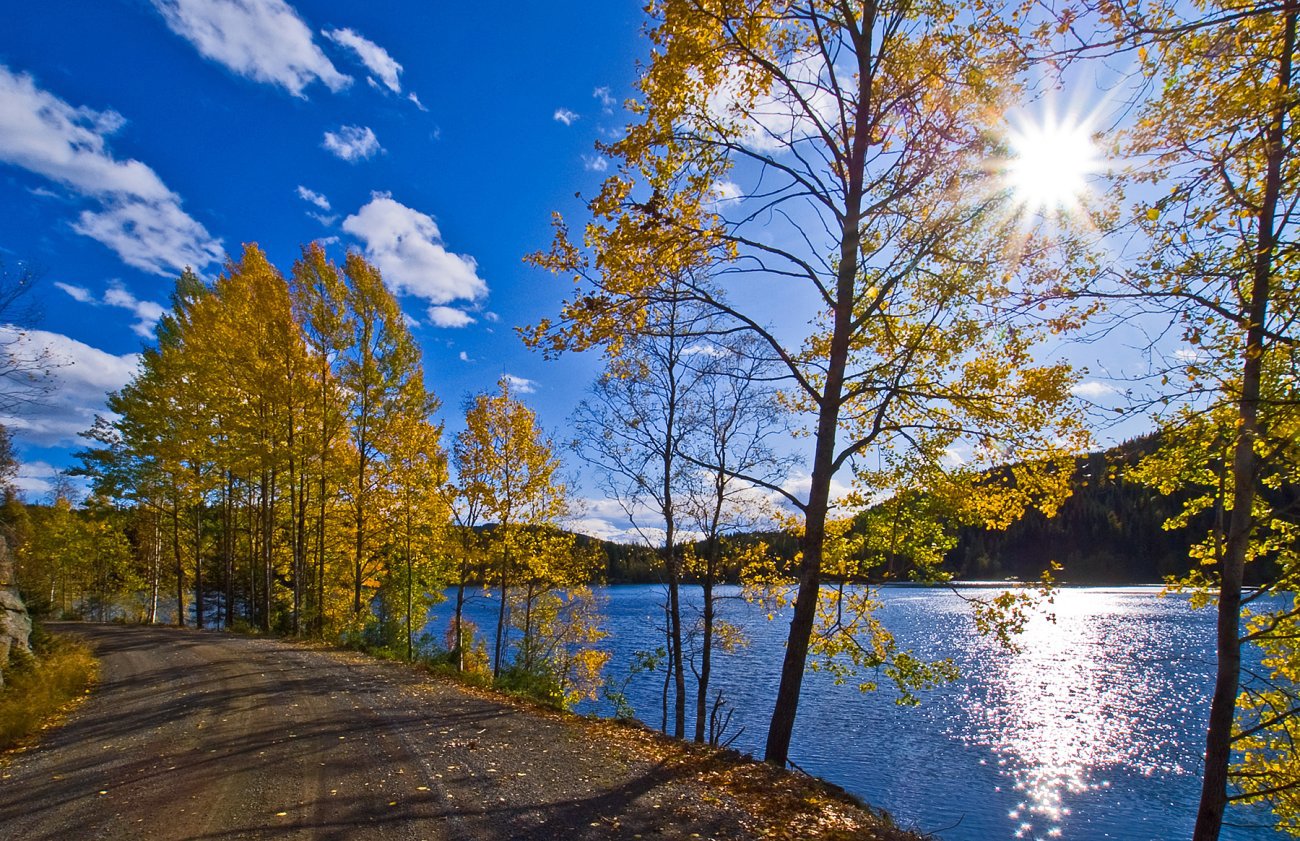 Høstsol over Kringla