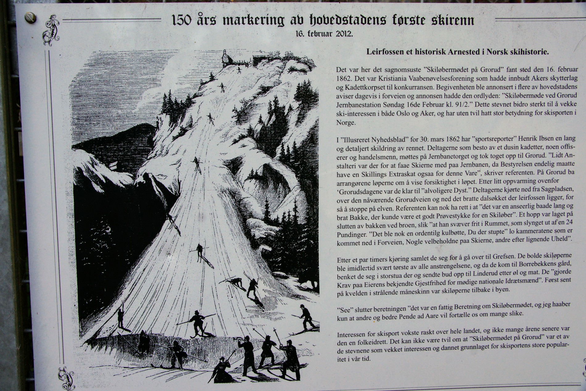 Hovedstadens første skirenn fant sted ved Alna