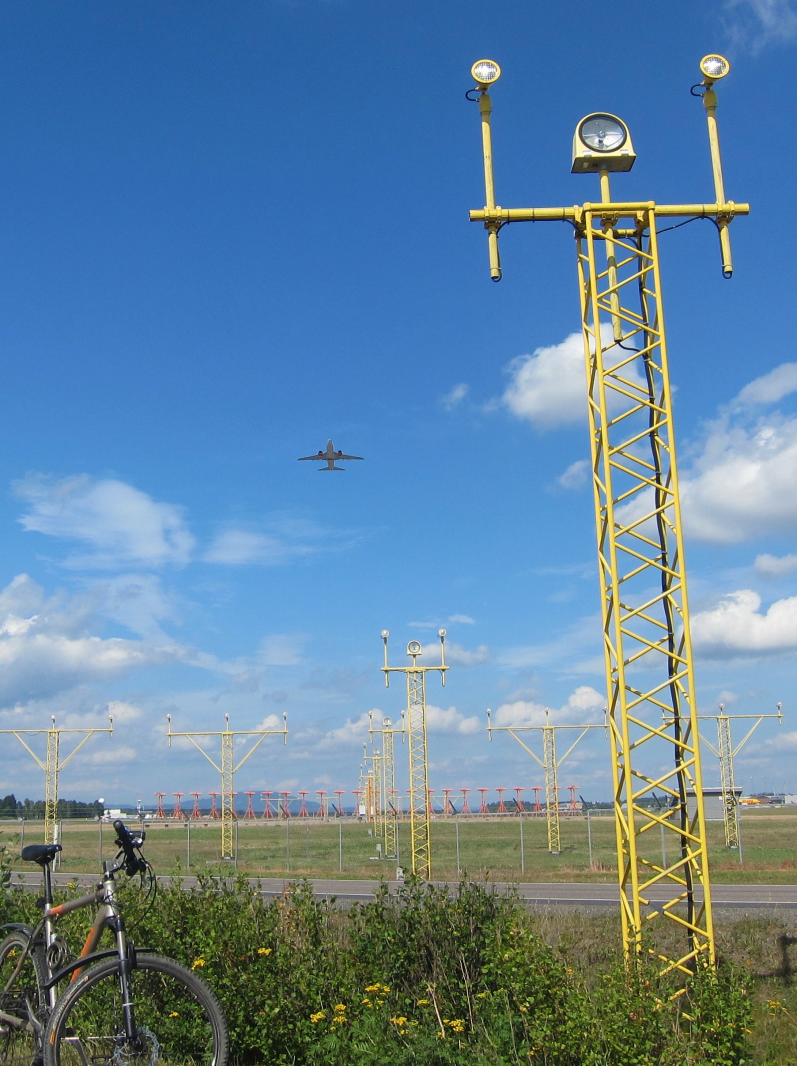 I lufta over sykkelveien