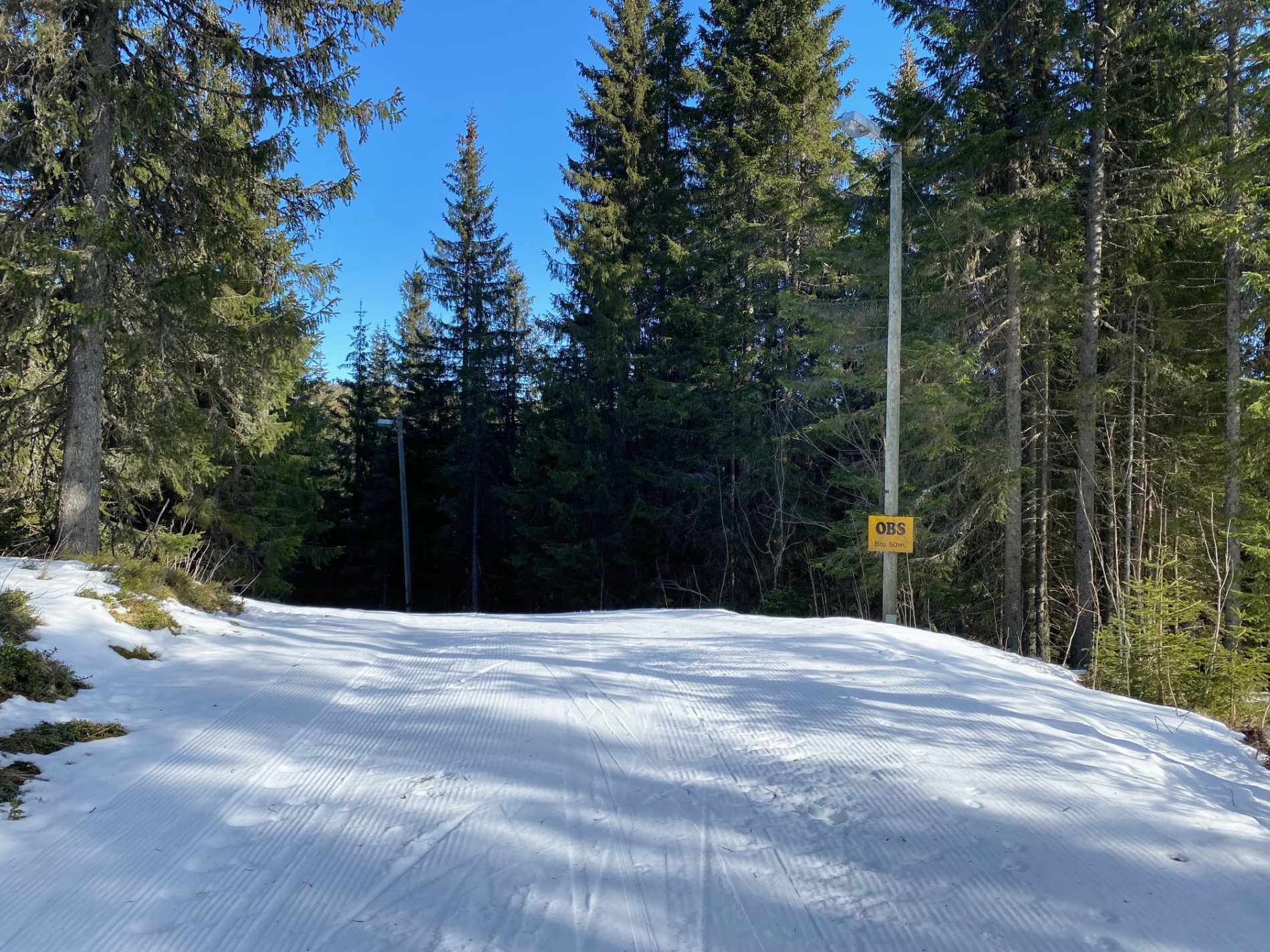 Ikke nykjørt, men litt nysnø gjør susen