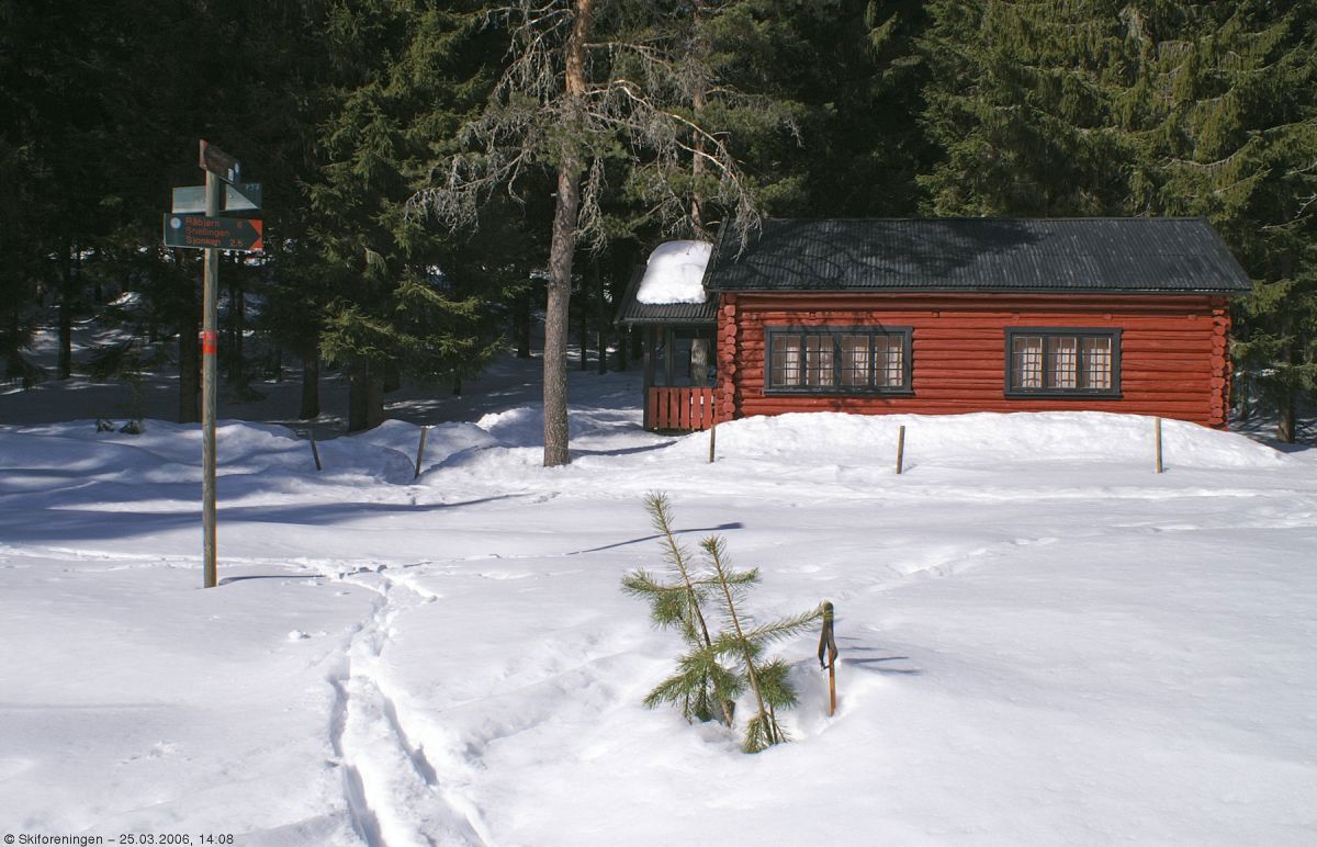 Ingen snømangel ved Steibekkhytta