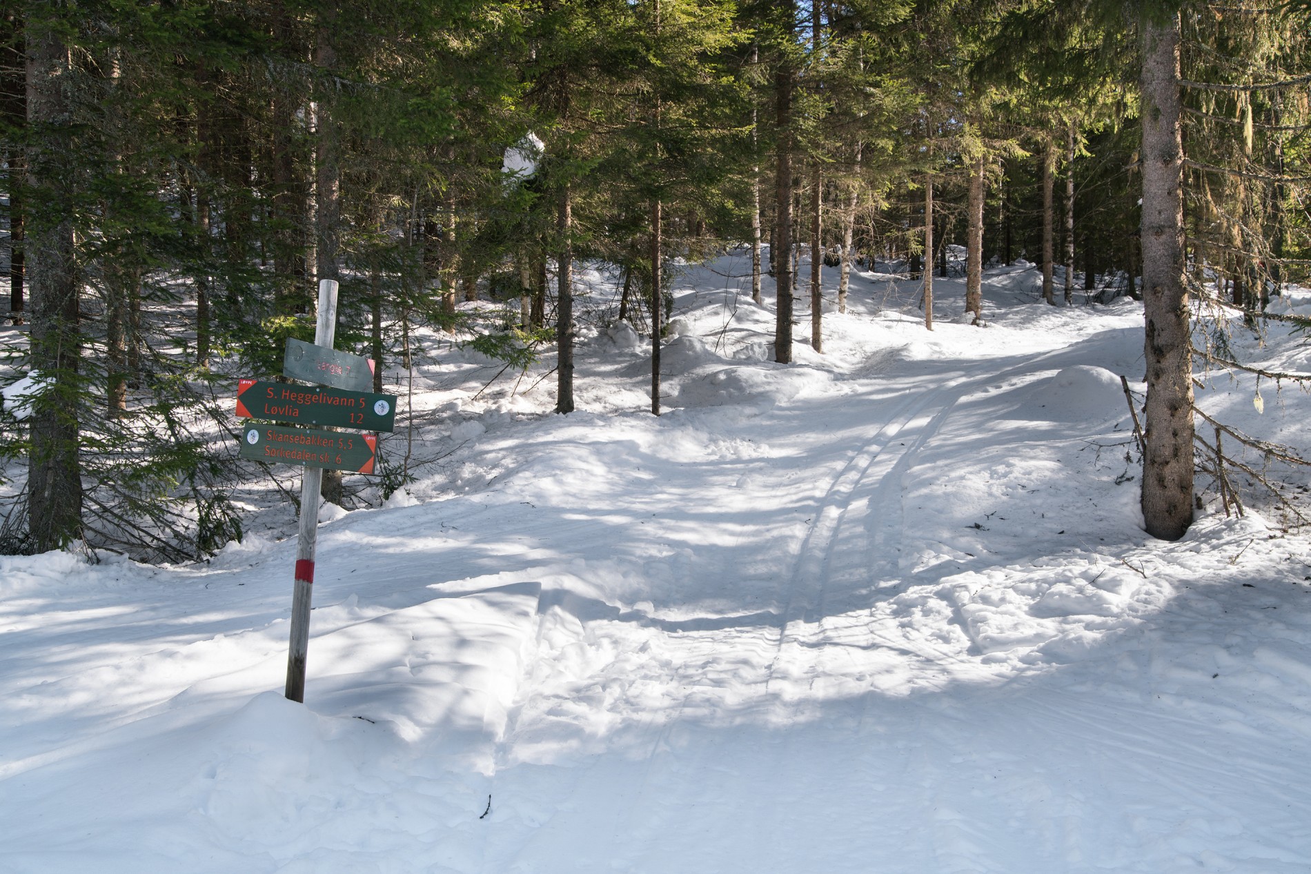 Inngang til scooterløype